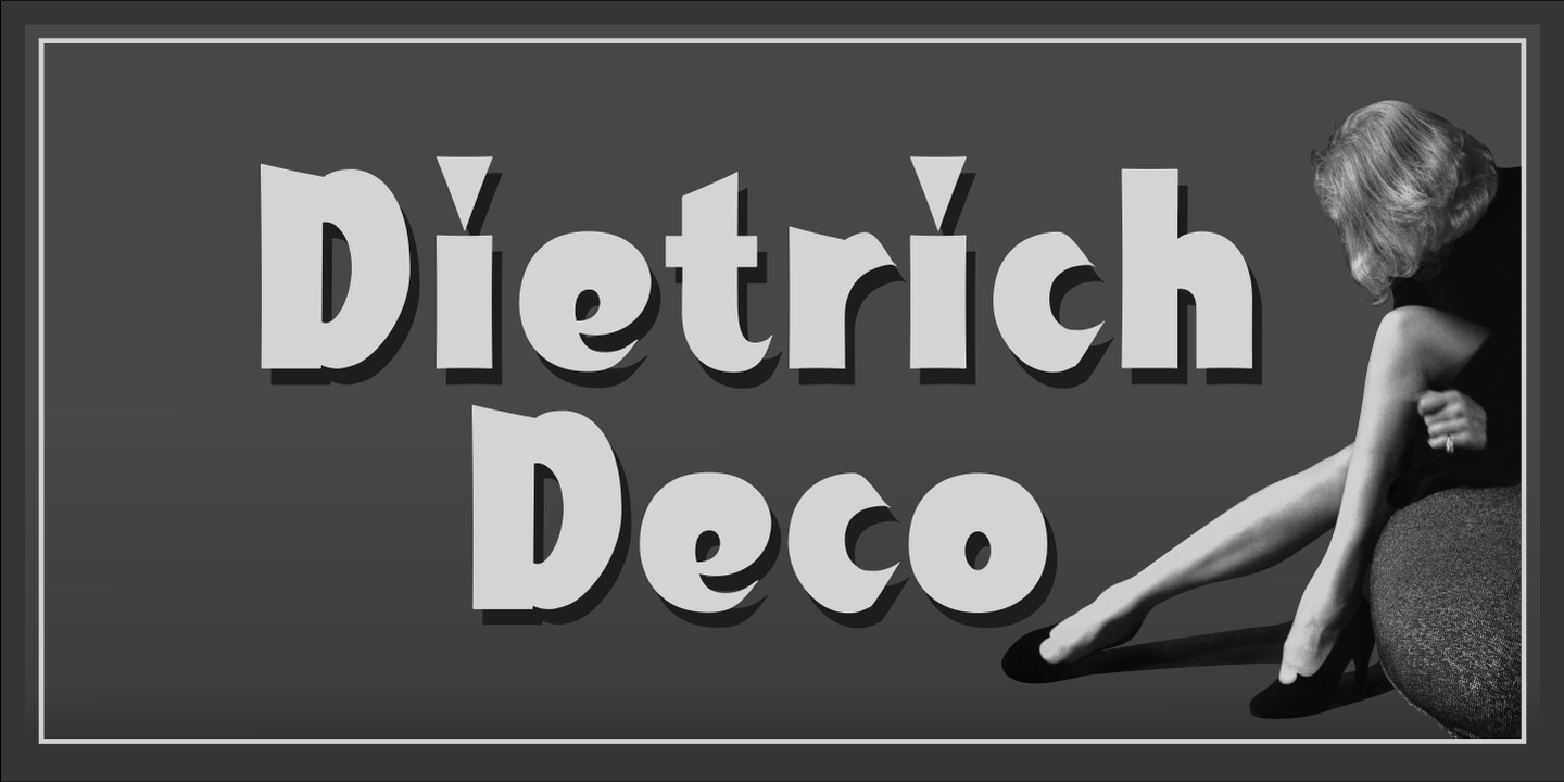 Шрифт Dietrich Deco